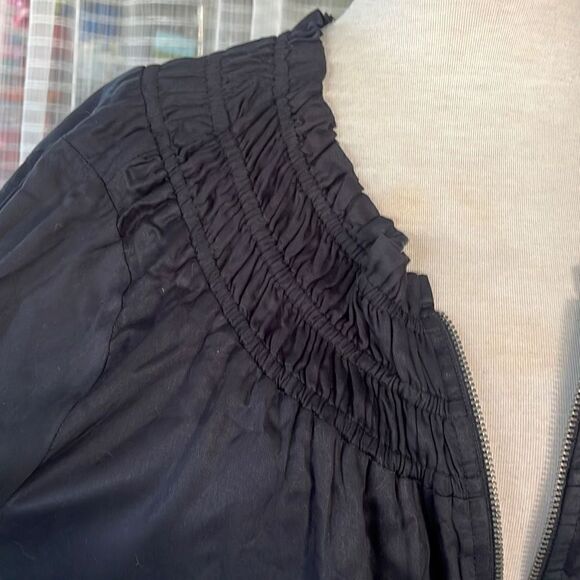 Lovestitch Briar Satin Embroidered Black Bomber Jacket Women’s Medium - Picture 6 of 10